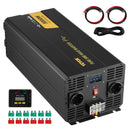 VEVOR pure sine wave inverter power converter 5000 W DC12V to AC230V inverter LCD