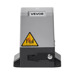 VEVOR Automātiskais bīdāmo vārtu atvērējs 400 W, elektrisks motors vārtiem līdz 25 m un 1000 kg, neilona zobratu sliede, infrasarkanais sensors un 2 tālvadības pultis, piebraucamo vārtu atvēršanas sistēma