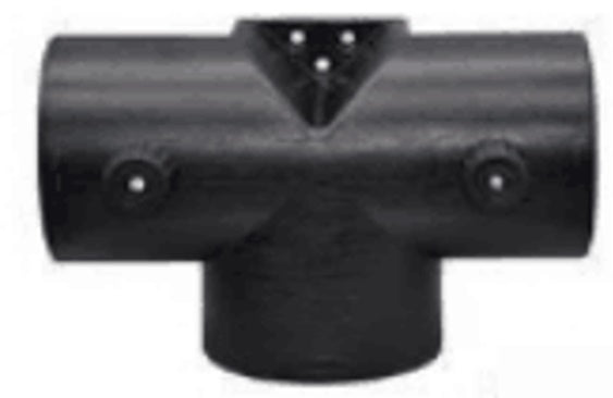 T tipa pāreja no 1 uz 2 izejām priekš 75mm atveres,melns(Vevor dīzeļa sildītajiem)