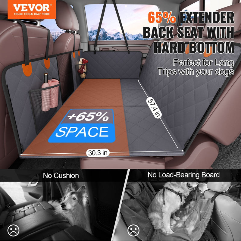 VEVOR Ūdensnecaurlaidīgs suņu sēdekļa pārvalks automašīnām 1458 x 770 mm, 600D