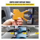 VEVOR bezkrāsas buktes remontēšanas komplekts, 89 gab. – LED atstarojošā plāksne, līmes cilnes un vilkšanas rīki automašīnu iedobumu un krusas bojājumu novēršanai