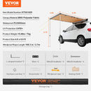 VEVOR automašīnas sānu nojume, liela  1,4 x 2,0 m saules aizsardzībai, ūdensizturīga