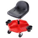 VEVOR Mechanic's swivel chair, 136 kg load capacity, swivel work chair with height adjustment