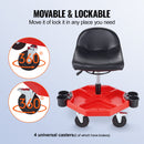 VEVOR Mechanic's swivel chair, 136 kg load capacity, swivel work chair with height adjustment
