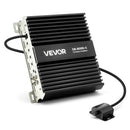 VEVOR monobloka automašīnas pastiprinātājs 800 W RMS, 1 kanāls, D klase, stabils pie 1/2/4 Ω, ar tālvadības subwoofera līmeņa regulatoru, zemo frekvenču filtru, basa pastiprinājumu un fāzes regulēšanu