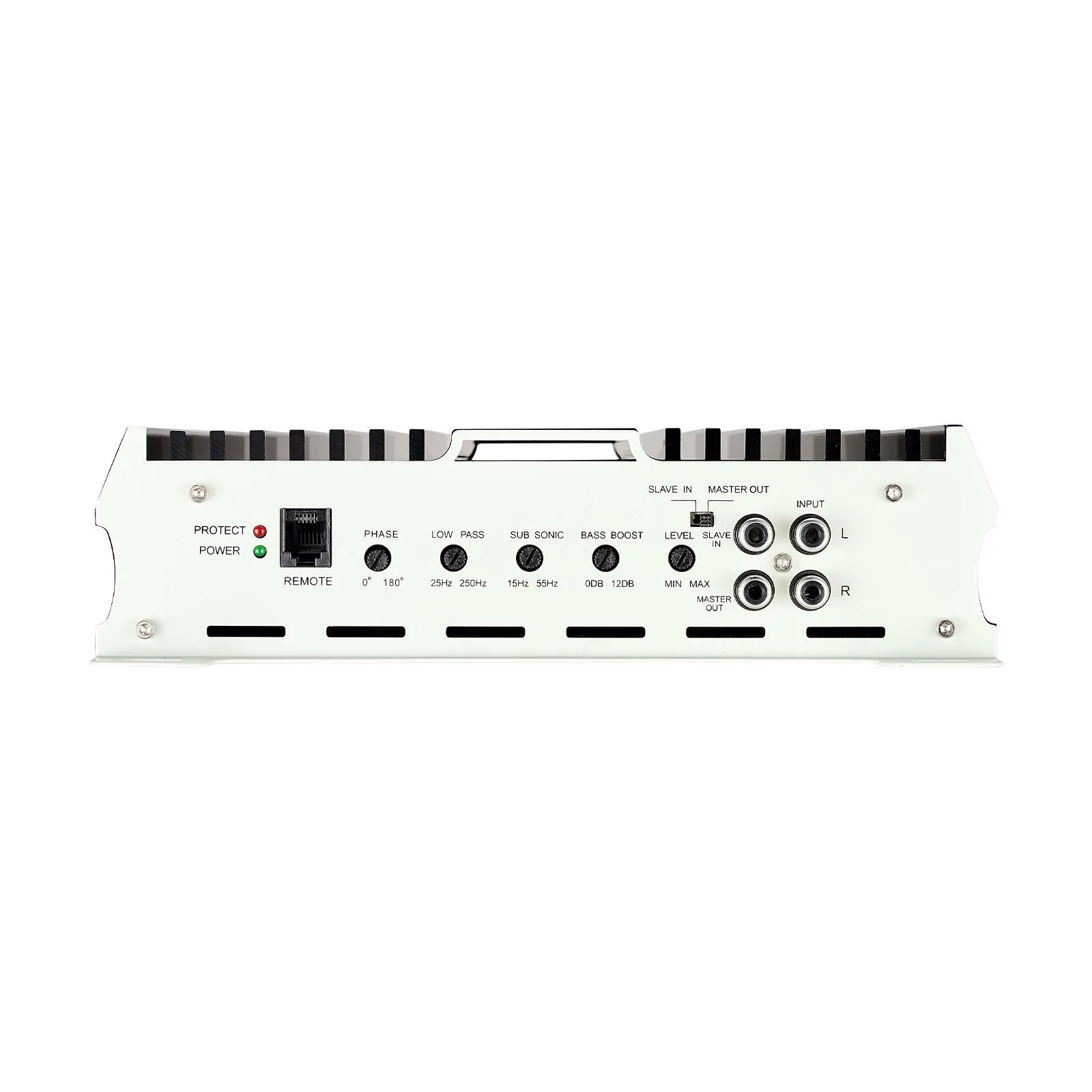 VEVOR monobloka automašīnas pastiprinātājs 800 W RMS, 1 kanāls, D klase, stabils pie 1/2/4 Ω, ar tālvadības subwoofera līmeņa regulatoru, zemo frekvenču filtru, basa pastiprinājumu un fāzes regulēšanu