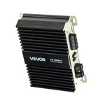 VEVOR monobloka automašīnas pastiprinātājs 400 W RMS, 1 kanāls, D klase, stabils pie 1/2/4 Ω, ar tālvadības subwoofera līmeņa regulatoru, zemo frekvenču filtru, basa pastiprinājumu un fāzes regulēšanu