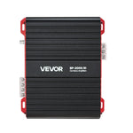 VEVOR monobloka automašīnas pastiprinātājs, līdz 2000 W, stabils 1/2/4 Ω, 1 kanāla D klases audio pastiprinātājs ar tālvadāmu zemfrekvenču līmeņa kontroli, zemfrekvenču filtru un basu pastiprinājumu, komplektā skaļuma regulators