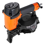 VEVOR profesionālā jumta naglu pistole CN45N, 19–45 mm, 15° pneimatiskā ruļļa naglotāja, 4–5 naglas sekundē, darba spiediens 4,8–7,5 bar, bitumena šindeļiem un jumta apšuvumam