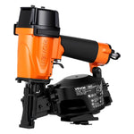 VEVOR profesionālā jumta naglu pistole CN45N, 19–45 mm, 15° pneimatiskā ruļļa naglotāja, 4–5 naglas sekundē, darba spiediens 4,8–7,5 bar, bitumena šindeļiem un jumta apšuvumam