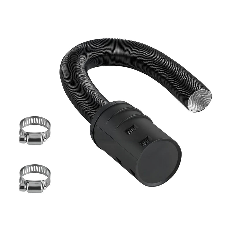 Комплект впускных труб дизельного отопителя, шланг воздуховода Ø 25 мм, растягивающаяся и гибкая труба глушителя впускного фильтра с хомутами, 2-8 кВт
