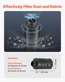 Комплект впускных труб дизельного отопителя, шланг воздуховода Ø 25 мм, растягивающаяся и гибкая труба глушителя впускного фильтра с хомутами, 2-8 кВт