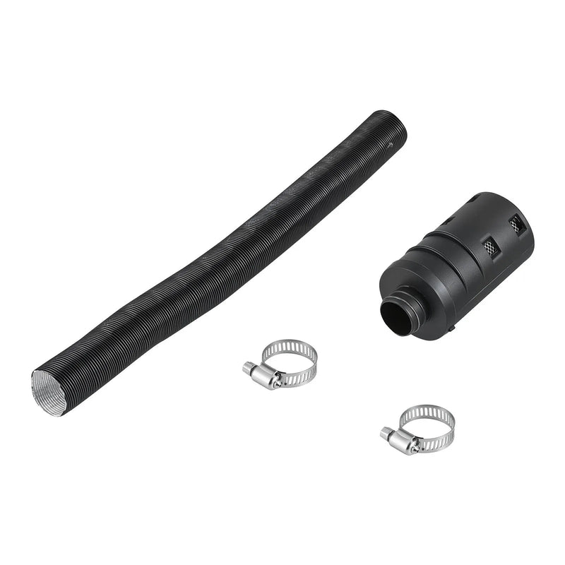 Комплект впускных труб дизельного отопителя, шланг воздуховода Ø 25 мм, растягивающаяся и гибкая труба глушителя впускного фильтра с хомутами, 2-8 кВт