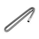 Выхлопной шланг, гибкий шланг для дизельного отопителя из нержавеющей стали 1200 мм с 2 хомутами, комплект принадлежностей для дизельного отопителя, совместим с дизельными отопителями мощностью 2-8 кВт