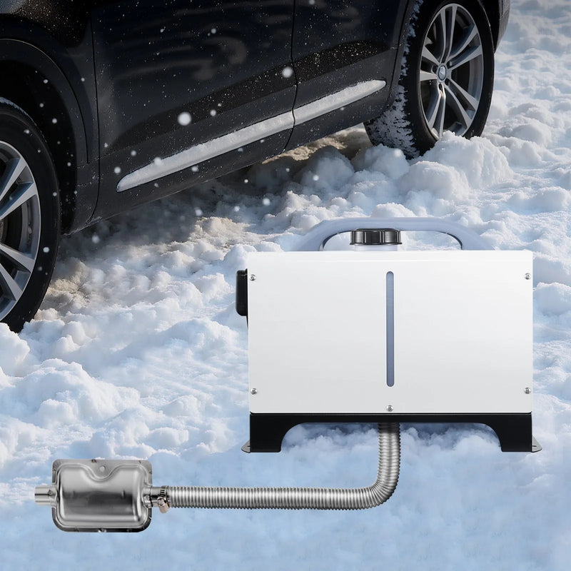 Выхлопной шланг, гибкий шланг для дизельного отопителя из нержавеющей стали 1200 мм с 2 хомутами, комплект принадлежностей для дизельного отопителя, совместим с дизельными отопителями мощностью 2-8 кВт