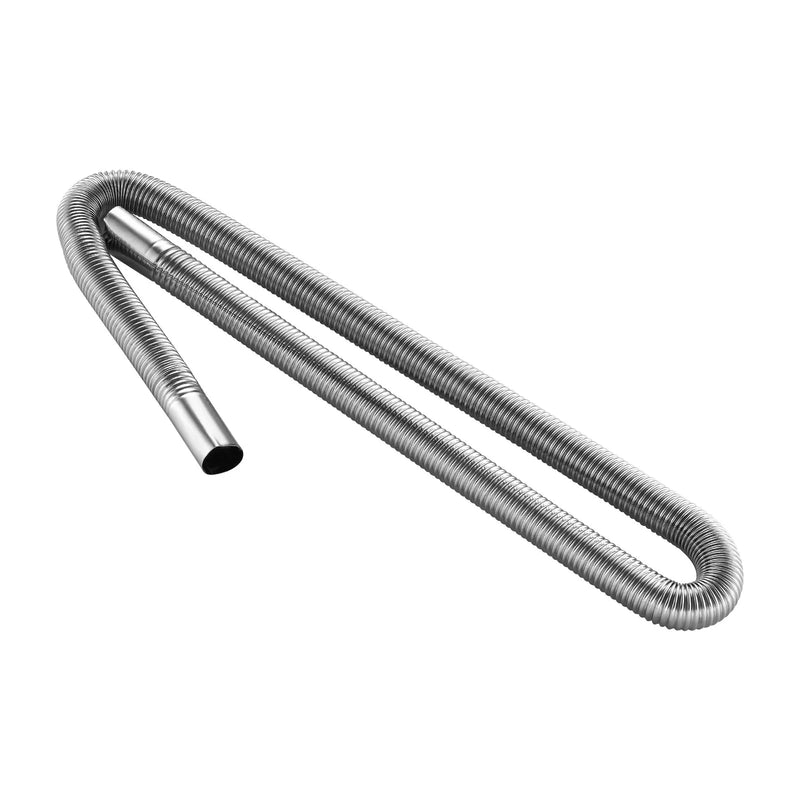 Выхлопной шланг, гибкий шланг для дизельного отопителя из нержавеющей стали 1200 мм с 2 хомутами, комплект принадлежностей для дизельного отопителя, совместим с дизельными отопителями мощностью 2-8 кВт