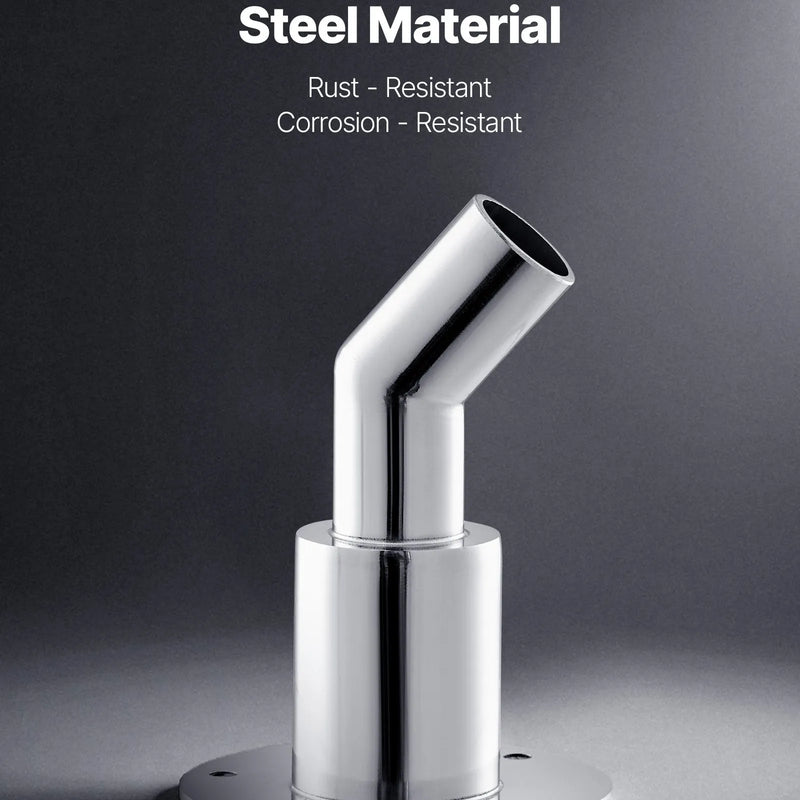 Izplūdes korpusa savienojums 24 mm dīzeļsildītājam, leņķa tipa izplūdes caurules savienojums ar skrūvēm, uzgriežņiem un blīvi, piemērots 2 kW, 5 kW un 8 kW dīzeļsildītājiem, izgatavots no 316 nerūsējošā tērauda