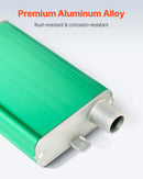 VEVOR dīzeļsildītāja klusinātājs, 24 mm uzlabots izpūtēja klusinātājs ar 2 skavām un skrūvēm, alumīnija sakausējuma izpūtēja trokšņu slāpētājs 2 kW, 5 kW un 8 kW dīzeļsildītājiem