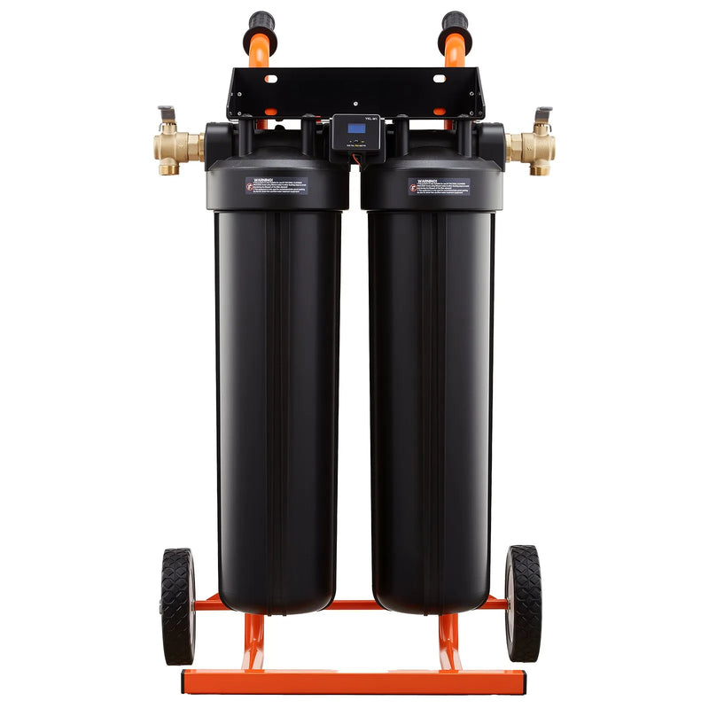 VEVOR dejonizēta ūdens sistēma auto mazgāšanai ar 2 x 4 l DI sveķiem, apvada vārstu un TDS mērītāju, pārnēsājams beznosēdumu ūdens filtrs automašīnām, kemperiem un logiem