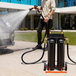 VEVOR dejonizēta ūdens sistēma auto mazgāšanai ar 2 x 4 l DI sveķiem, apvada vārstu un TDS mērītāju, pārnēsājams beznosēdumu ūdens filtrs automašīnām, kemperiem un logiem