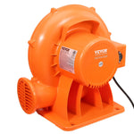 VEVOR ventilators piepūšamām batutu atrakcijām, 900 W jauda, gaisa plūsma 550 m³/h – piemērots piepūšamo konstrukciju ātrai un efektīvai piepildīšanai ar gaisu.