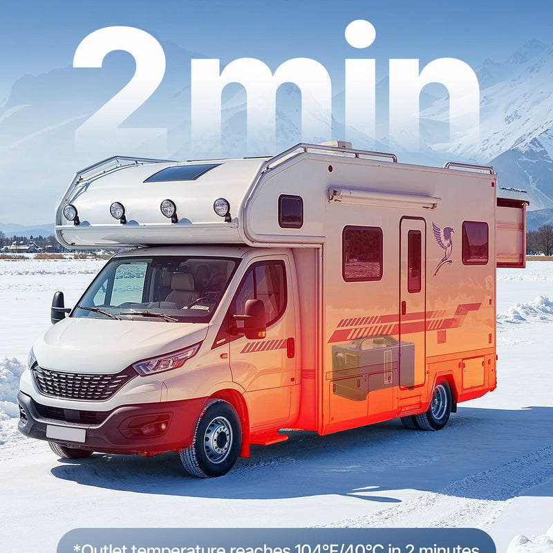 Dīzeļdegvielas gaisa sildītājs 8 kW, DC 12 V, pārnēsājams “All in One” ar tālvadības pulti un LCD displeju, ātra uzsildīšana, zems trokšņa līmenis, 5 L degvielas tvertne automašīnām, kemperiem, furgoniem, traktoriem un kravas automašīnām