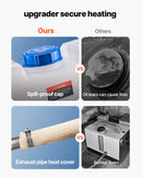 Dīzeļdegvielas sildītājs, 8 kW, DC 12 V, pārnēsājams gaisa sildītājs ar tālvadību un LCD ekrānu, ātra uzsildīšana, zems trokšņa līmenis, 10 l degvielas tvertne, piemērots automašīnām, furgoniem, kemperiem un kravas auto