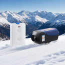 Dīzeļdegvielas sildītājs, 8 kW, DC 12 V, pārnēsājams gaisa sildītājs ar tālvadību un LCD ekrānu, ātra uzsildīšana, zems trokšņa līmenis, 10 l degvielas tvertne, piemērots automašīnām, furgoniem, kemperiem un kravas auto