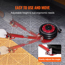 Домкрат VEVOR Air Jack, 3 тонны, тройная сумка, домкрат на воздушной подушке с шестью стальными трубками, высота подъема до 45 см, быстрый подъем 3-5 с, с регулируемой длинной ручкой для автомобилей, гаражей, ремонта (красный)