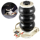 VEVOR Air Jack, трехтонный домкрат с тройной пневматической подушкой, подъем до 450 мм, быстрый подъем 3-5 секунд, пневматический домкрат с боковыми ручками для автомобилей, гаражей и ремонта (бежевый)