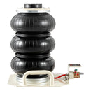 VEVOR Air Jack, трехтонный домкрат с тройной пневматической подушкой, подъем до 450 мм, быстрый подъем 3-5 секунд, пневматический домкрат с боковыми ручками для автомобилей, гаражей и ремонта (бежевый)