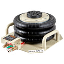 VEVOR Air Jack, трехтонный домкрат с тройной пневматической подушкой, подъем до 450 мм, быстрый подъем 3-5 секунд, пневматический домкрат с боковыми ручками для автомобилей, гаражей и ремонта (бежевый)