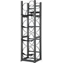 Metāla plaukts gāzes balonu uzglabāšanai, ietilpība 3 x 13,6 kg + 3 mazie baloni, piemērots noliktavām, darbnīcām un transportam, 325 × 330 × 1196 mm