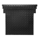 VEVOR alumīnija kravas auto šķērskaste ar dimanta rakstu, 1753×508×457 mm, ūdensizturīga instrumentu un aprīkojuma uzglabāšanas kaste ar slēdzeni un sānu rokturiem, melna