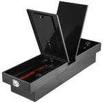VEVOR kravas automašīnas šķērssija alumīnija instrumentu kaste, 177,8×50,8×33,02 cm ar dimanta faktūru, ūdensizturīga uzglabāšanas kaste ar slēdzeni, atslēgām un sānu rokturiem, melna