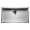 VEVOR 76 cm nerūsējošā tērauda virtuves izlietne (viena bļoda, undermount/drop-in, bāra tipa)
