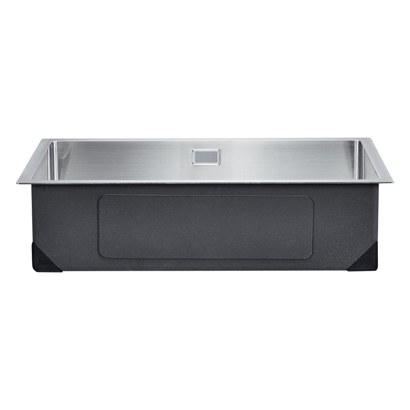 VEVOR 76 cm nerūsējošā tērauda virtuves izlietne (viena bļoda, undermount/drop-in, bāra tipa)