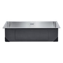 VEVOR 76 cm nerūsējošā tērauda virtuves izlietne (viena bļoda, undermount/drop-in, bāra tipa)