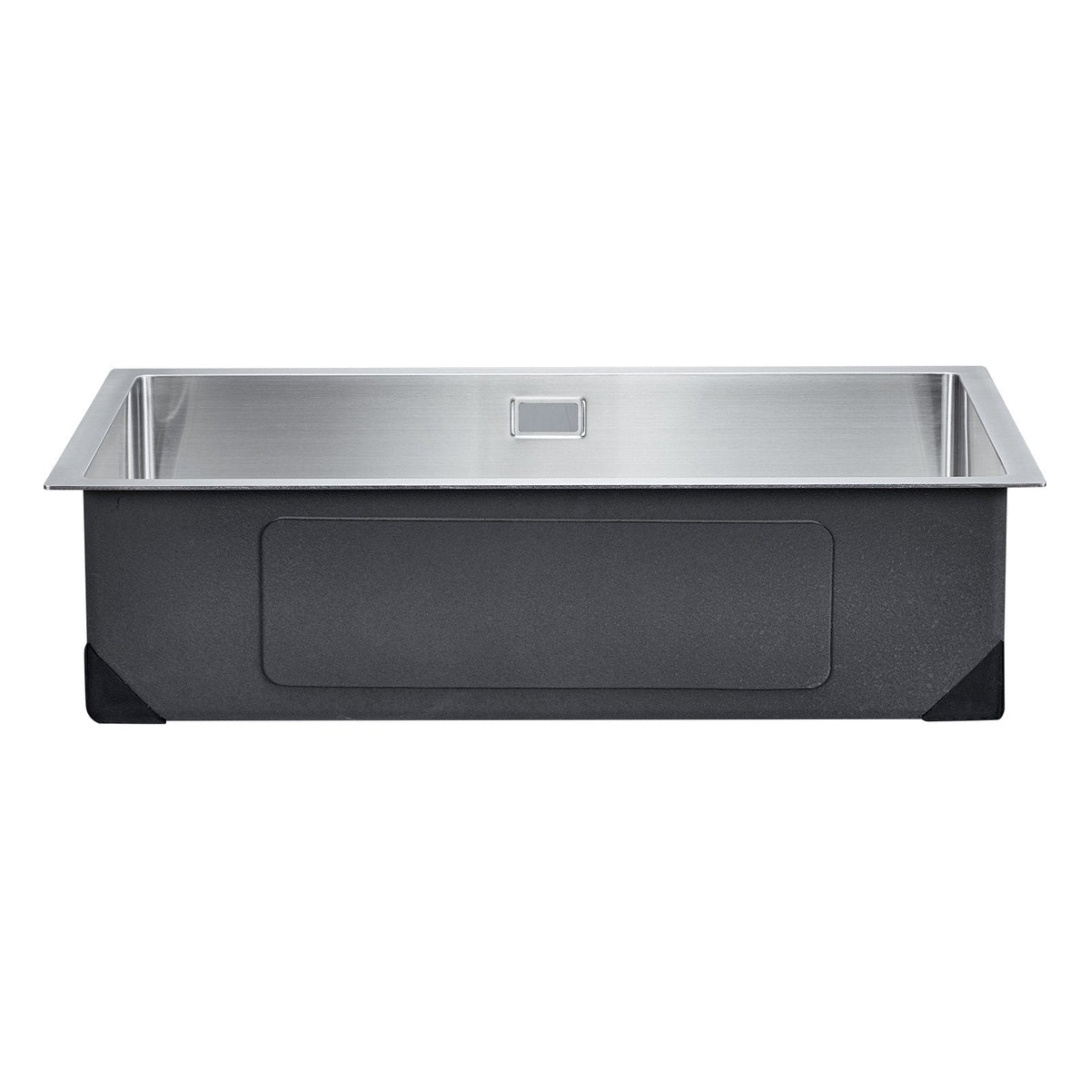 VEVOR 76 cm nerūsējošā tērauda virtuves izlietne (viena bļoda, undermount/drop-in, bāra tipa)