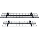 Uzglabāšanas plaukti 2 gab. 122 × 30 cm pie sienas stiprināmi 181 kg, metāla