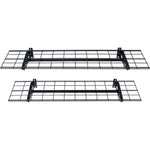 Uzglabāšanas plaukti 2 gab. 122 × 30 cm pie sienas stiprināmi 181 kg, metāla
