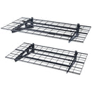 Uzglabāšanas plaukti 2 gab. 122 × 61 cm pie sienas stiprināmi 227 kg, metāla
