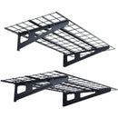 Uzglabāšanas plaukti 2 gab. 122 × 61 cm pie sienas stiprināmi 227 kg, metāla