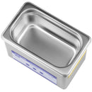 VEVOR 0,8 L ultrahelipuhasti koos digitaalse taimeri ja soojendajaga, 35 W roostevabast terasest seade ehete, klaaside ja muude esemete puhastamiseks - sobib kasutamiseks nii kaubanduses kui ka kodus.