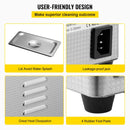 VEVOR 0,8 L ultrahelipuhasti koos digitaalse taimeri ja soojendajaga, 35 W roostevabast terasest seade ehete, klaaside ja muude esemete puhastamiseks - sobib kasutamiseks nii kaubanduses kui ka kodus.