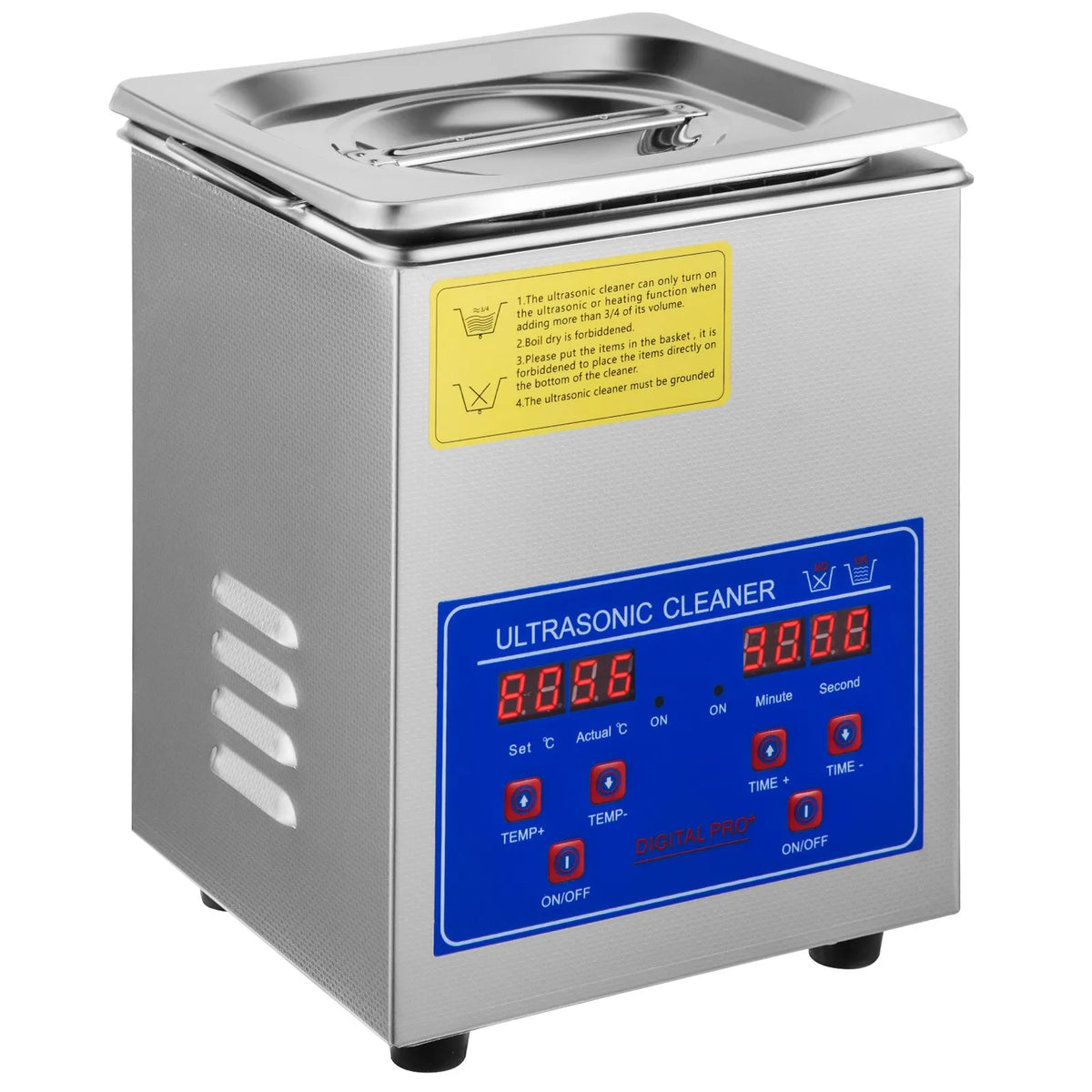 VEVOR ultraskaņas tīrītājs ar sildītāju un taimeri, 60 W ultraskaņas tīrīšanas ierīce