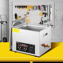 VEVOR 10 l uzlabots ultraskaņas tīrītājs (400 W sildītājs, 240 W ultraskaņas jauda), profesionāls digitālais laboratorijas ultraskaņas tīrītājs ar sildītāju un taimeri detaļu un instrumentu tīrīšanai