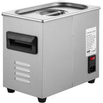 VEVOR 3 l uzlabots ultraskaņas tīrītājs (200 W sildīšana, 120 W ultraskaņa), profesionāla digitāla laboratorijas ultraskaņas detaļu tīrīšanas iekārta ar sildīšanu un taimeri juvelierizstrādājumu, briļļu un detaļu tīrīšanai