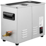 VEVOR 6 l uzlabots ultraskaņas tīrītājs (400 W sildītājs, 180 W ultraskaņa) Profesionāls digitālais laboratorijas ultraskaņas detaļu tīrītājs ar sildīšanas funkciju un taimeri juvelierizstrādājumu, briļļu un instrumentu tīrīšanai.