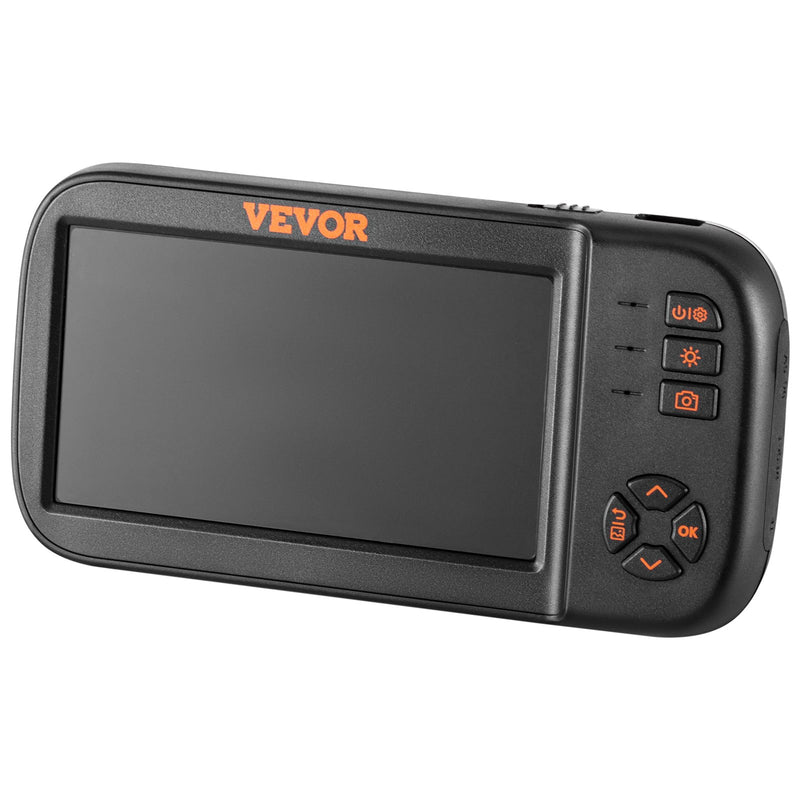 VEVOR trīs lēcu endoskopu kamera ar 11,43 cm IPS Ekrāns, 1080P objektīvs, puscieta kabeļa struktūra, IP67 ūdensnecaurlaidīga
